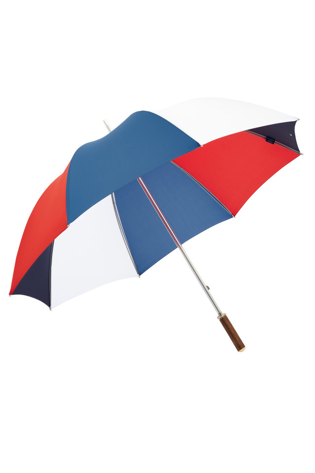 James Ince Sturdy 30" Golf Umbrella - Red, White, Navy & Blue James Ince Sturdy 30" Golf Umbrella - Red, White, Navy & Blue