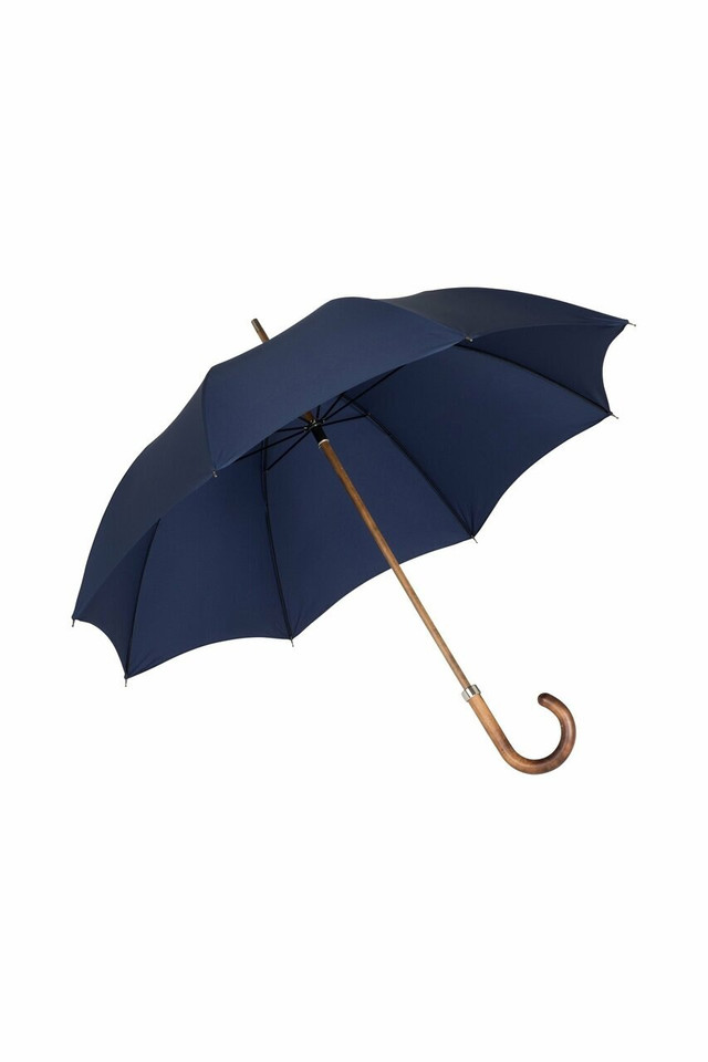 Gents Beechwood Ince Umbrellas with an Italian Maple handle - French Navy