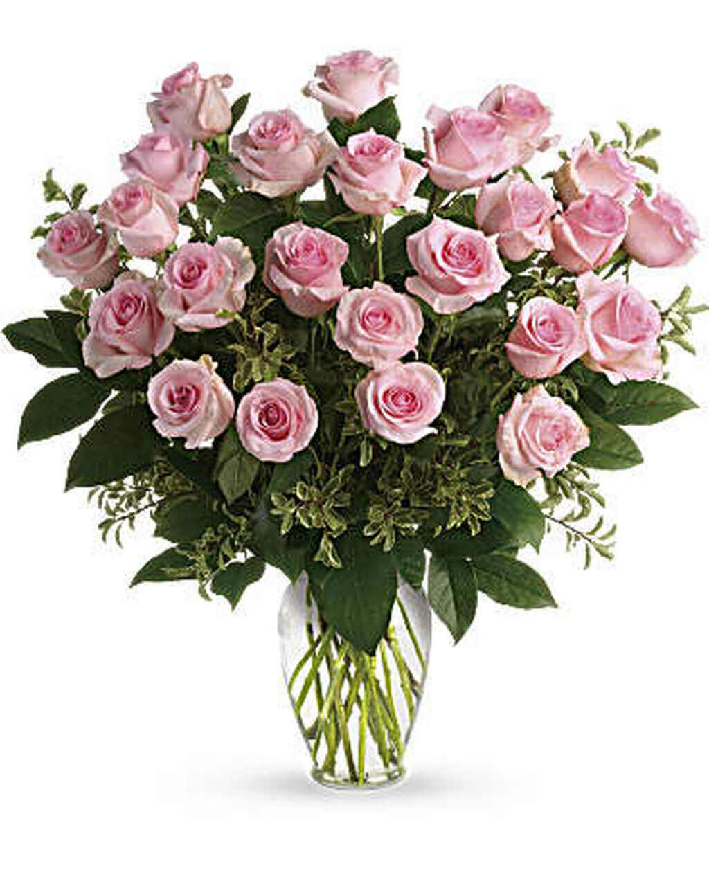 Long Stem Pink Rose Bouquet