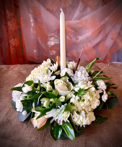 The Ivory Harvest Centerpiece 