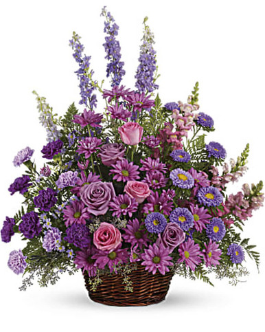 Calming Lavender Basket by Christoffers Flowers and Gifts