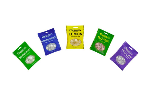 Choward's Mints/Candies peg bag sampler 5 bags/ 1 of each