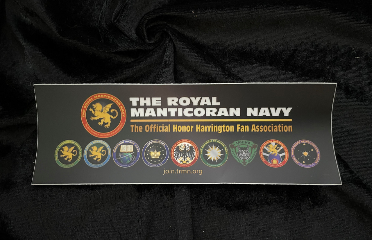 TRMN Bumper sticker - The Royal Manticoran Navy BuSup