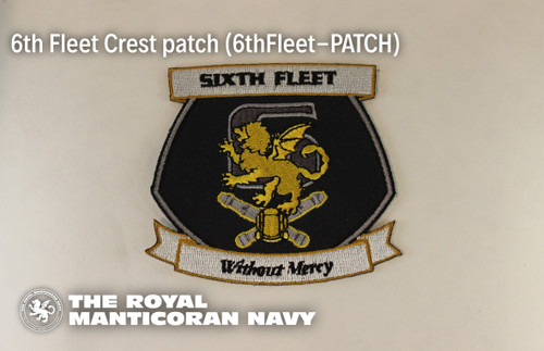 6th Fleet Crest patch 6th Fleet Crest patch