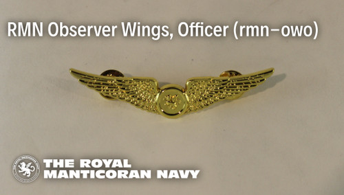 RMN Observer Wings, Officer RMN Observer Wings, Officer