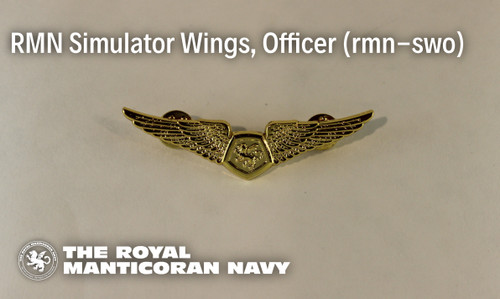RMN Simulator Wings, Officer RMN Simulator Wings, Officer