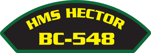 HMS Hector BC-548 - Marine Patches