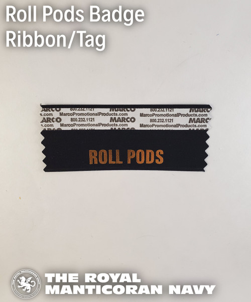 Roll Pods Badge Ribbon / Badge Tag (25 items) Roll Pods Badge Ribbon / Badge Tag (25 items)