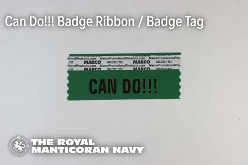 Can Do Badge Ribbon / Badge Tag (25 items)