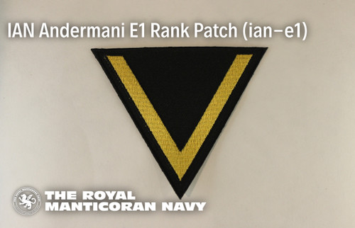 IAN Andermani E1 Rank Patch IAN Andermani E1 Rank Patch