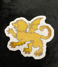 Gold Manticore Sticker