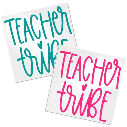 This teacher decal is a great way to add some character to an otherwise bland cup, tumbler or water bottle.  This decal can be used for any hard, smooth surface.