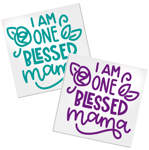 One Blessed Mama decal is perfect to show off your Mama status.