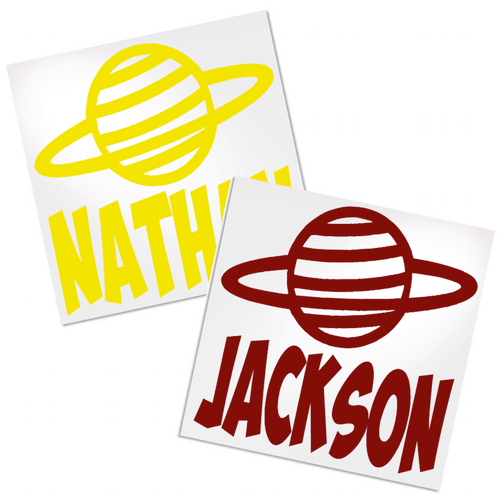 Planet Decal for any hard, smooth surface.  Perfect for any cup, tumbler, Yeti, water bottle, etc.