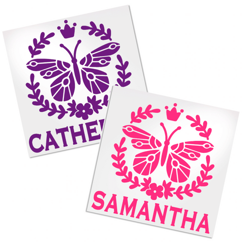 Butterfly decal for any hard, smooth surface.