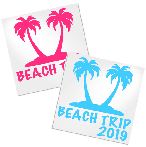 Beach Trip Decal for cup, yeti, tumbler, etc.