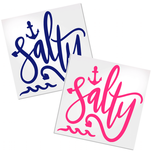 Salty decal for any smooth hard surface