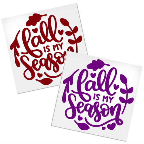Fall Is My Season decal for any cup, car or laptop.