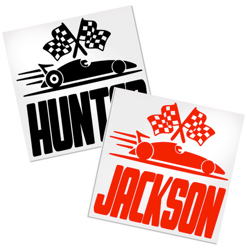 Racing Decal for cup, car, laptop, tumbler or Yeti.