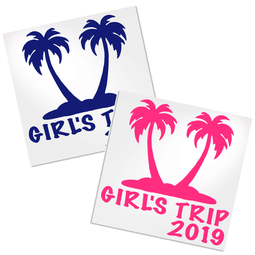 Girl's Trip vinyl decal design