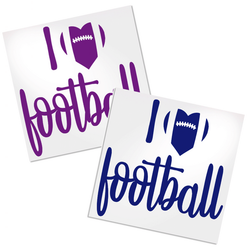 I love Football decal for any hard, smooth surface.