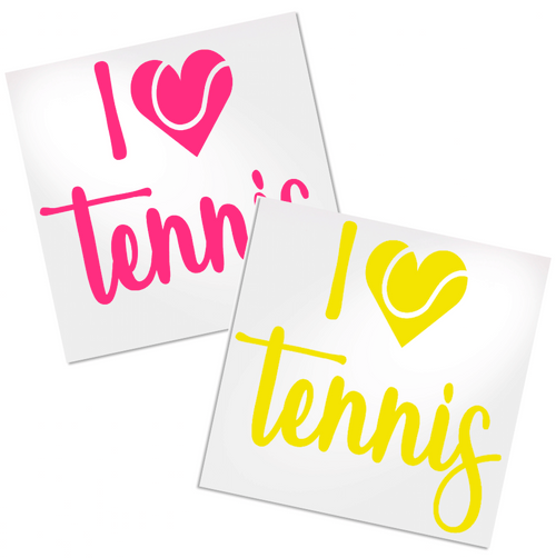 I love Tennis decal for any hard, smooth surface.
