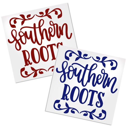 Southern Roots decal for any hard, smooth surface.