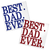 Best Dad Ever vinyl decal design
