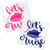 Let's Cruise vinyl decal design