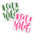 Get Wild vinyl decal design