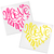 Tennis Heart vinyl decal design
