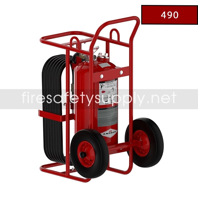 Amerex 490 125 lb. Stored-Pressure Dry Chemical Fire Extinguisher