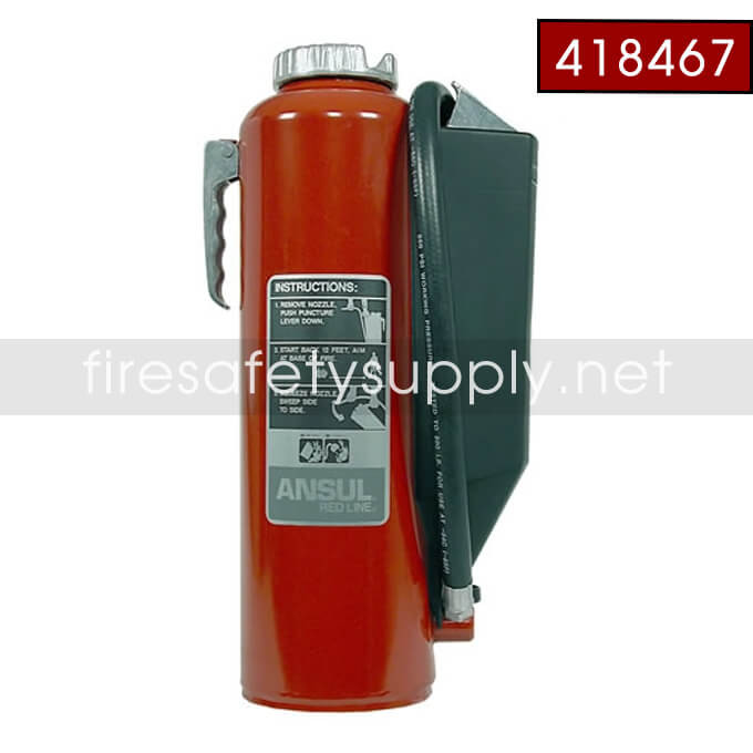 Ansul 418467 Red Line Purple-K High-Flow Extinguisher, 20 lb. (HF