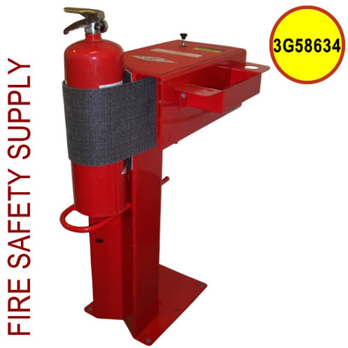 Getz 3G58634 Pneumatic Cylinder Floor Vise - Fire Safety Supply