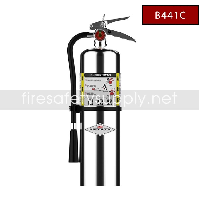 Amerex B441C 10 lb. Chrome ABC Fire Extinguisher | Fire Safety Supply
