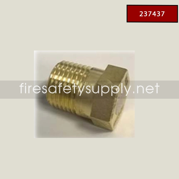 Badger 237437 Fusible Plug, Brass (120°F max operating temp, 212°F