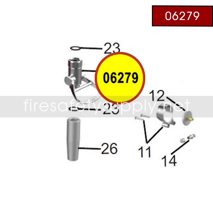 Amerex 06279 Valve Assembly Ball Wheeled Unit 150