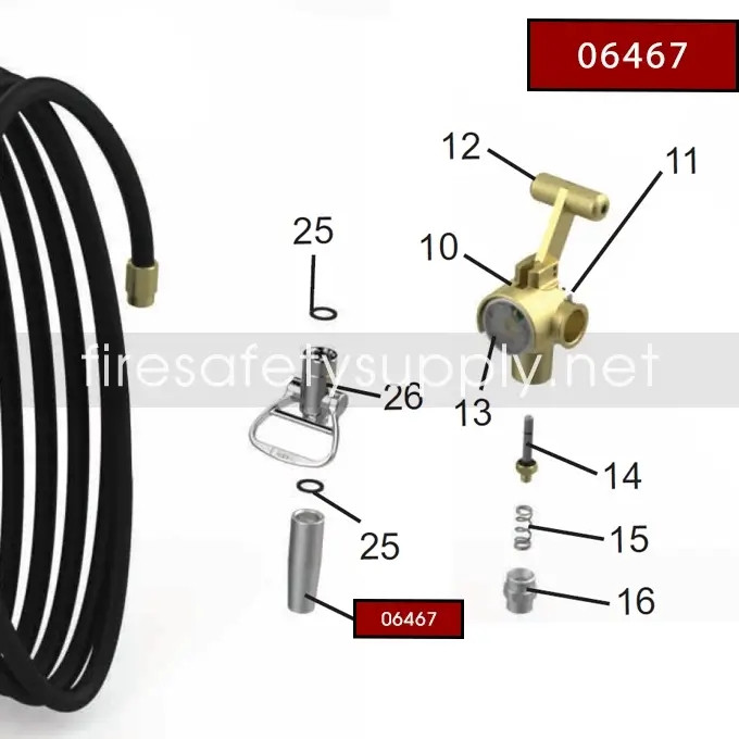 Amerex 06467 Nozzle Tip, Anodized (.312")(125250 lb)