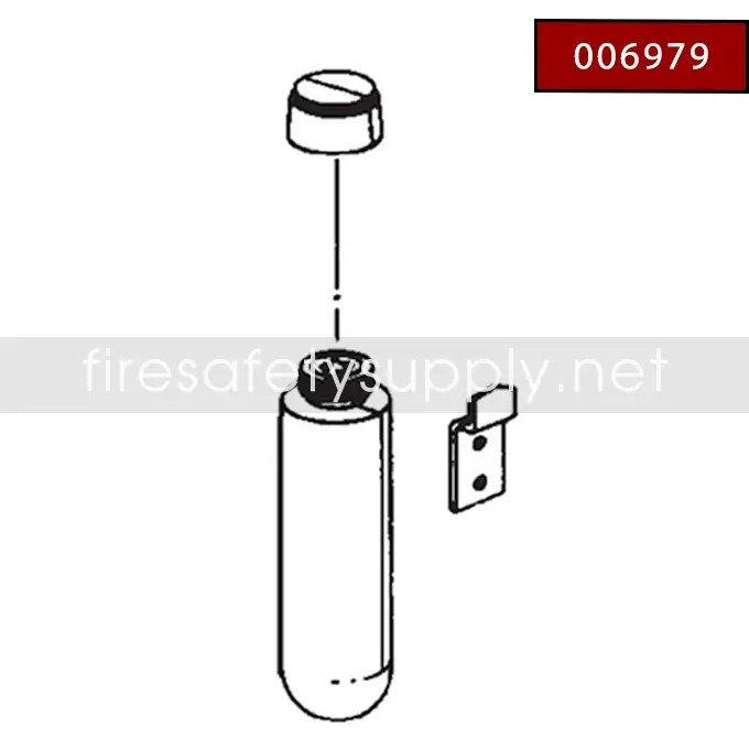 Ansul 006979 Red Line Cartridge Shipping Assembly (LT-5-R)