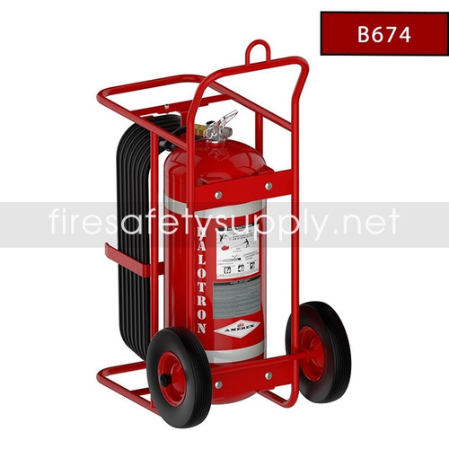 Amerex B674 150 lb. Halotron 1 Clean Agent Extinguisher
