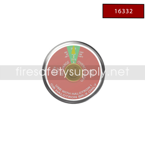 Amerex 16332 Gauge, 150 PSI (B394 & Halotron Wheeled Extinguishers)