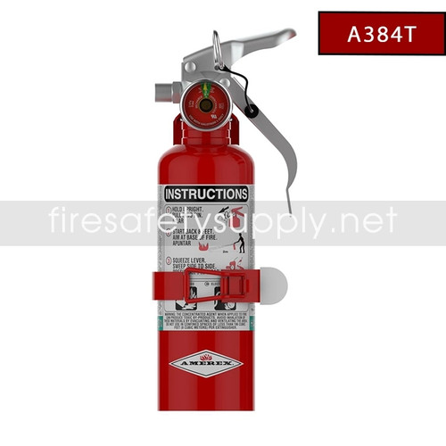 Amerex B394TS Halotron 1 Clean Agent Extinguisher, 5.5 lb. (5B:C)