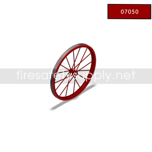 Amerex 07050 Wheel Assembly, Rubber Tread