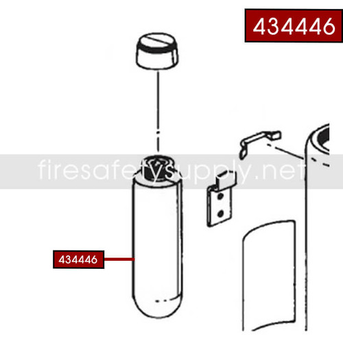 Ansul 434446 Redline Gas Tube Assembly (10-D, E and G)