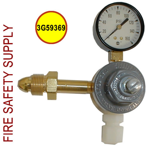 Getz 3G59369 High Pressure Regulator, Single Gauge