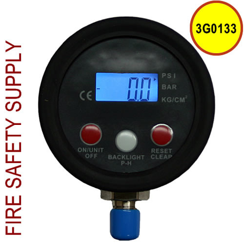 Getz 3G0133 Digital Gauge with Certification (0-1000 PSI)