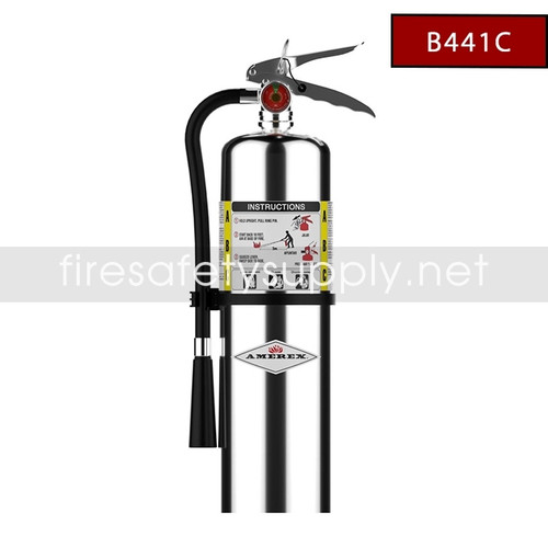 Amerex B456C 10 lb. Chrome ABC Fire Extinguisher | Fire Safety Supply