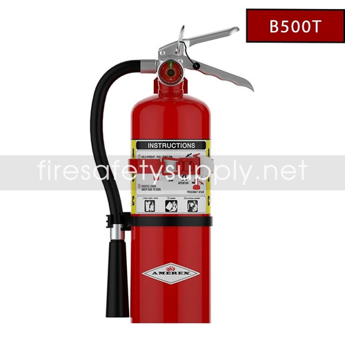 Amerex B417TC 2.5 lb. Chrome ABC Fire Extinguisher | Fire Safety