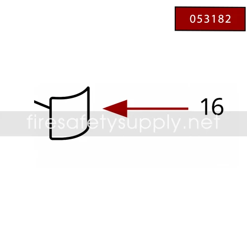 Ansul 053182 Standard Nitrogen Cylinder Label
