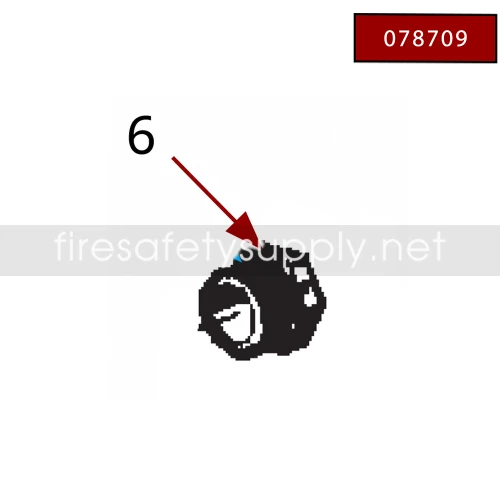 Ansul 078709 Safety Relief Valve and Plug for RS Nitrogen Valve